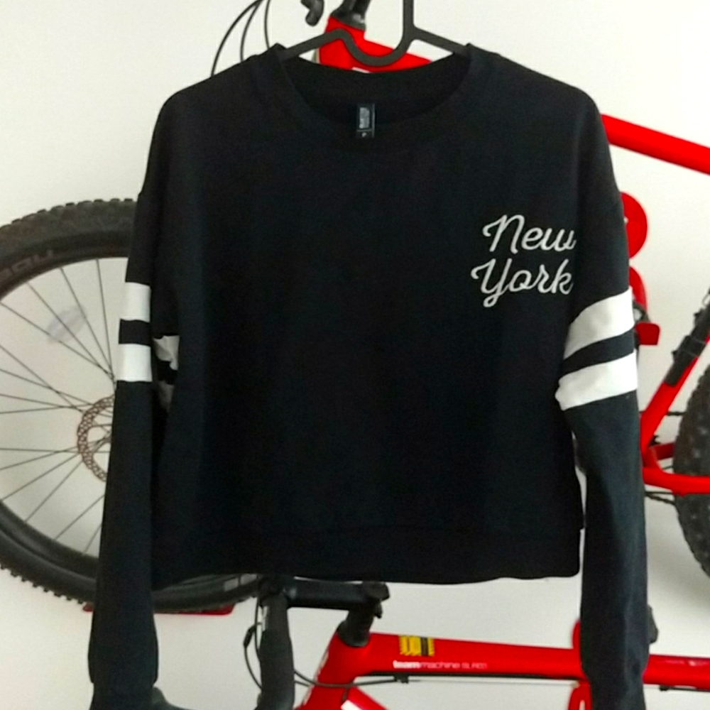 Bluesteel cropped sweatshirt